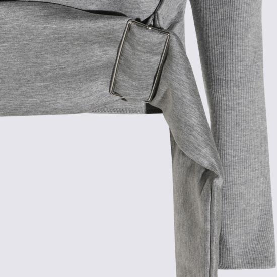 26FW 랑방 스웨터 RWSS0007 J056A261210 Light grey - LANVIN