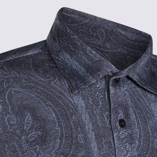 26FW 에트로 긴팔 셔츠 MRIC0076 99IA41AX0883 Blue - ETRO
