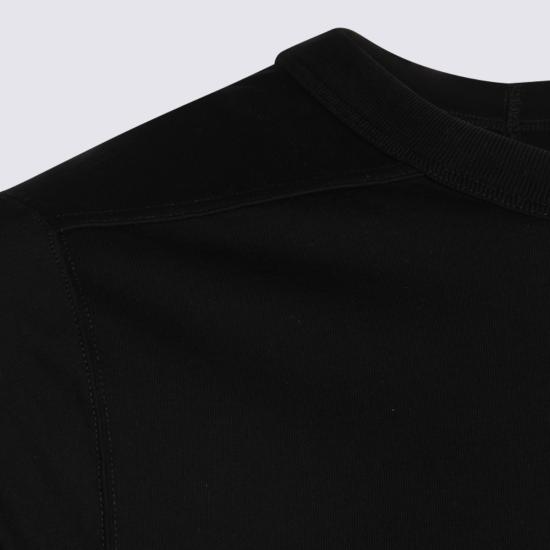 26FW 릭 오웬스 반팔 티셔츠 RU02F4265 JA09 Black - RICK OWENS