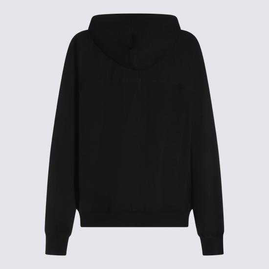 26FW 릭 오웬스 후드 티셔츠 RU02F4241 BA09 Black - RICK OWENS