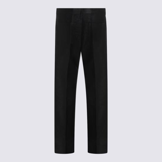 26FW 릭 오웬스 스트레이트 팬츠 RU02F4333 MOR09 Black - RICK OWENS