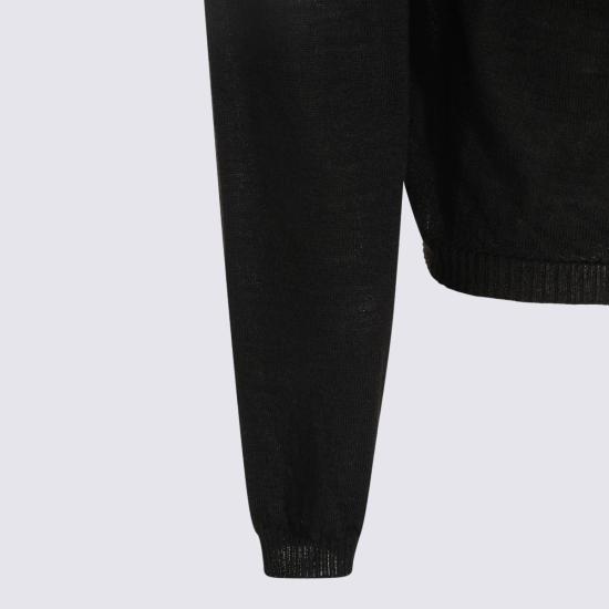 26FW 릭 오웬스 스웨터 RU02F4612 ML09 Black - RICK OWENS