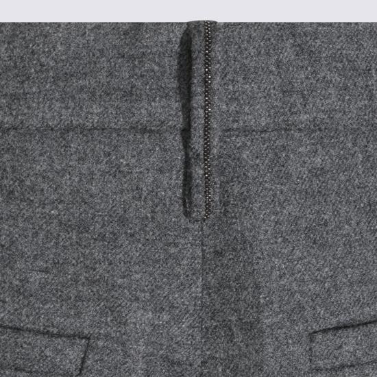 26FW 브루넬로 쿠치넬리 수트 팬츠 MB162P8492 C032 Grigio medio - BRUNELLO CUCINELLI