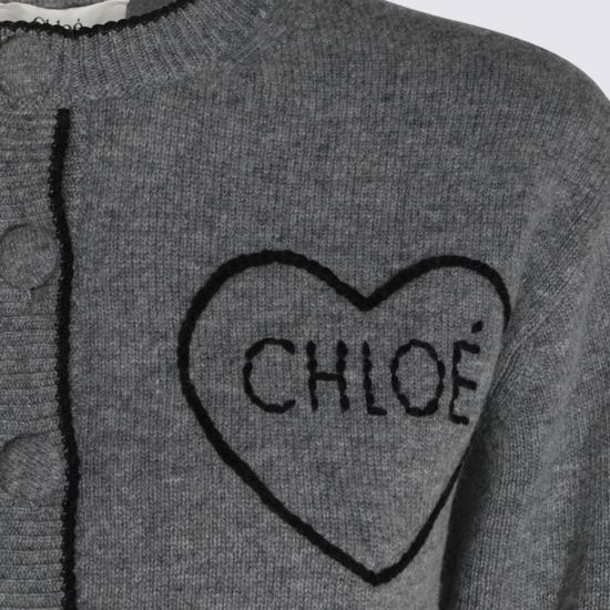 26FW 끌로에 가디건 CH26AMC15710 012 DIVINE GREY - CHLOE