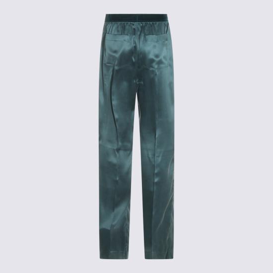 26FW 톰포드 스트레이트 팬츠 PAW683 FAX1720GDV TEAL - TOMFORD