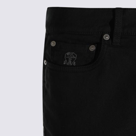 26FW 브루넬로 쿠치넬리 데님 팬츠 M277PO2090 C101 Black - BRUNELLO CUCINELLI