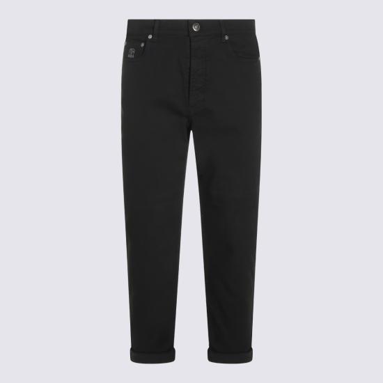 26FW 브루넬로 쿠치넬리 데님 팬츠 M277PO2090 C101 Black