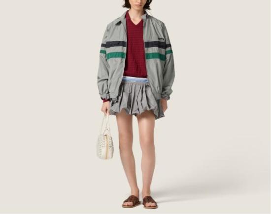 26FW 미우미우 자켓 ML1522SOOO163N F0112 PIOMBO - MIU MIU