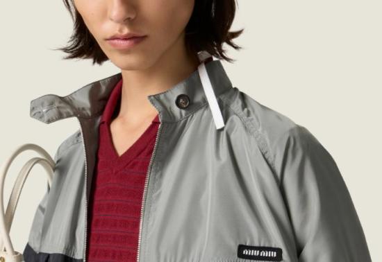 26FW 미우미우 자켓 ML1522SOOO163N F0112 PIOMBO - MIU MIU