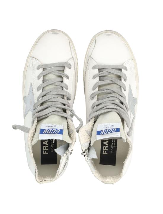 26FW 골든구스 스웨이드 스타 프랜시 스니커즈 GWF00113F000319 10274 WHITE SILVER MILK - GOLDEN GOOSE