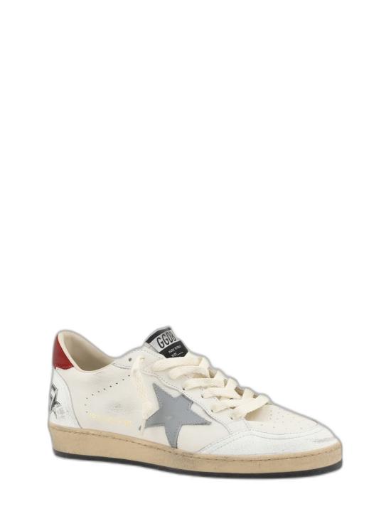 26FW 골든구스 볼스타 스니커즈 GMF00117F006777 12155 WHITE SILVER RED - GOLDEN GOOSE