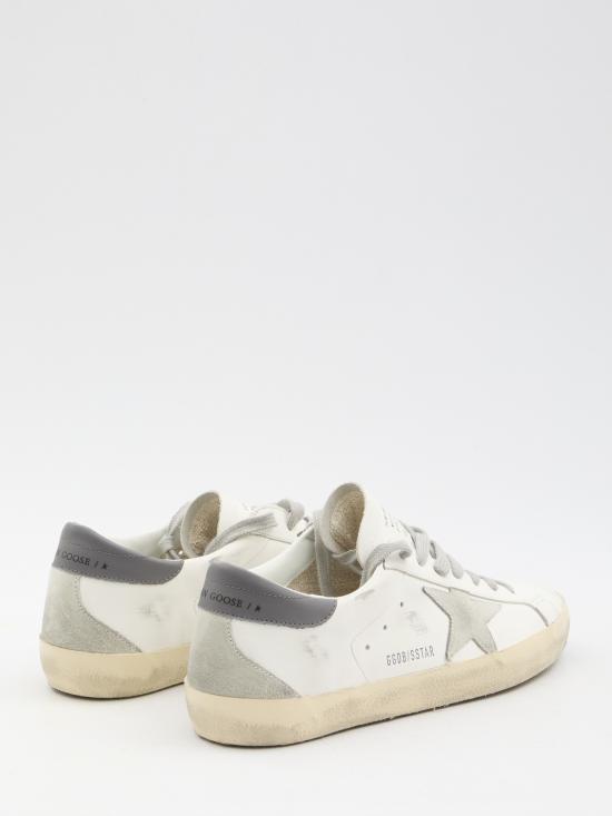 26FW 골든구스 슈퍼스타 스웨이드 스니커즈 GMF00102F006113 11915 WHITE ICE DARK GRAY - GOLDEN GOOSE