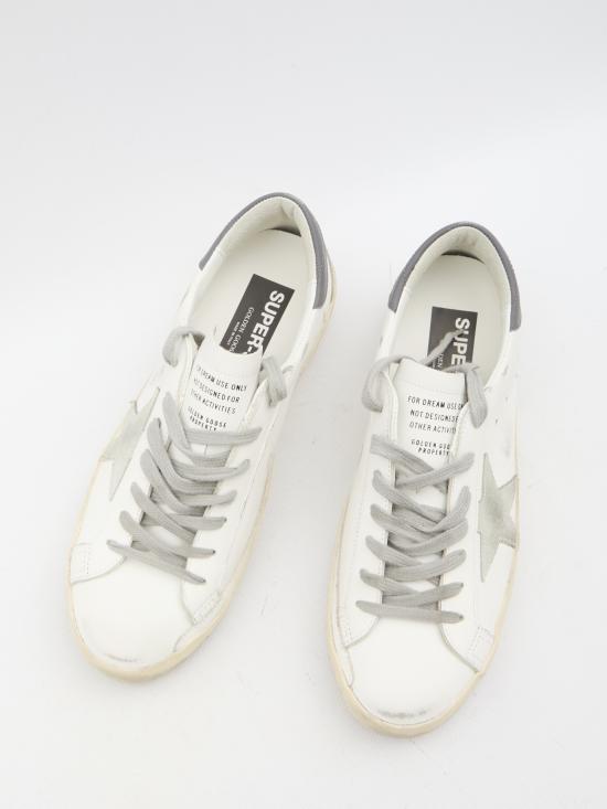 26FW 골든구스 슈퍼스타 스웨이드 스니커즈 GMF00102F006113 11915 WHITE ICE DARK GRAY - GOLDEN GOOSE