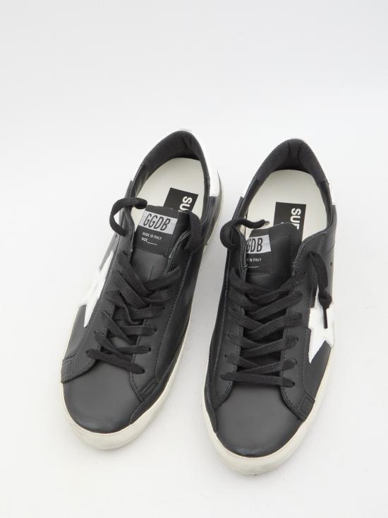 26FW 골든구스 슈퍼스타 스니커즈 GMF00101F000321 80203 BLACK WHITE - GOLDEN GOOSE