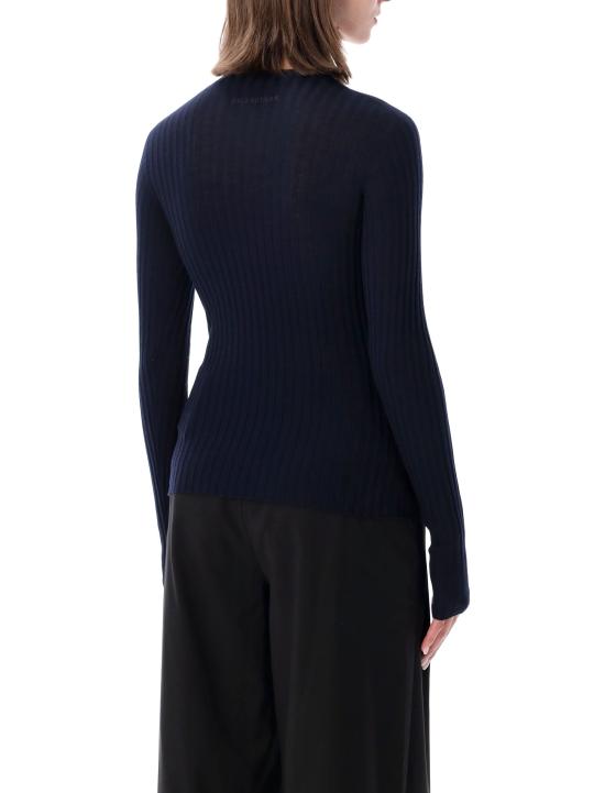 26FW 발렌시아가 스웨터 875678T1785 8065 NAVY - BALENCIAGA