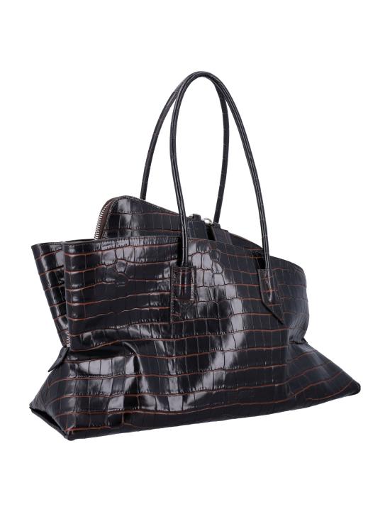 26FW 디 아티코 토트백 WAH00054LBT021PR 207 COFFEE - THE ATTICO