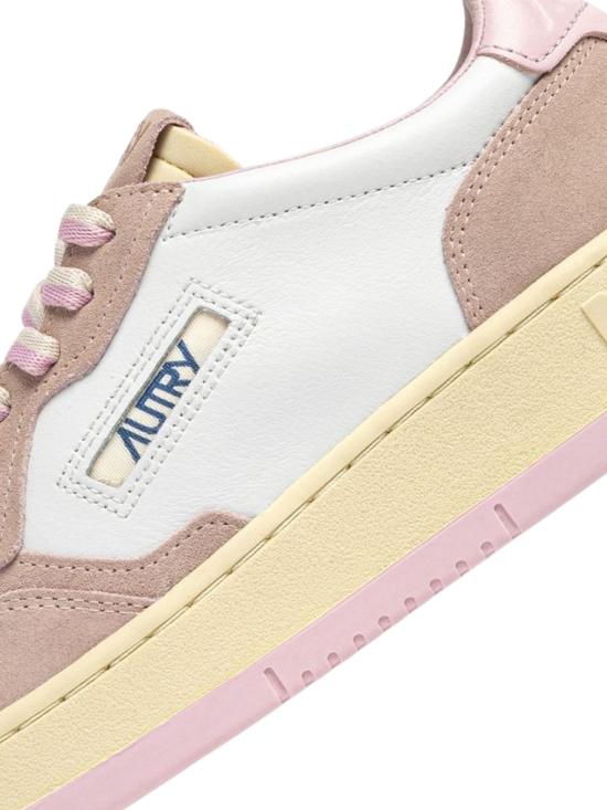 26SS 오트리 메달리스트 로우 레더 스니커즈 AULW BW01 PINK - AUTRY