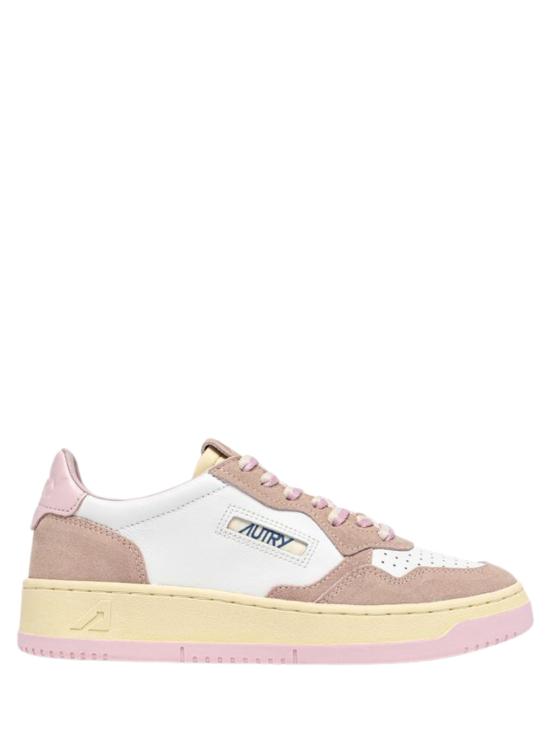 26SS 오트리 메달리스트 로우 레더 스니커즈 AULW BW01 PINK