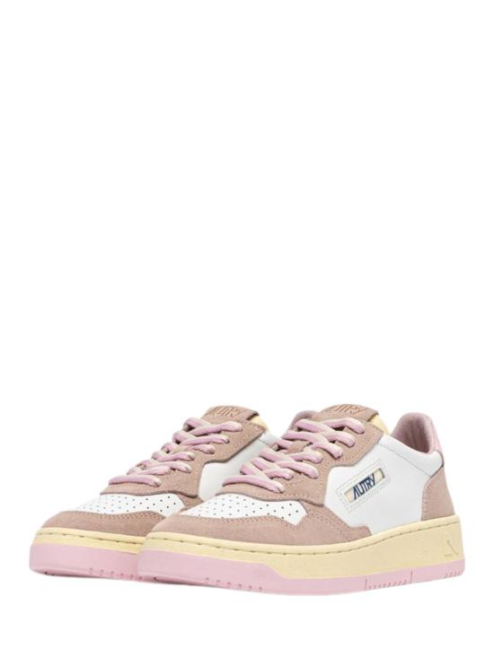 26SS 오트리 메달리스트 로우 레더 스니커즈 AULW BW01 PINK - AUTRY