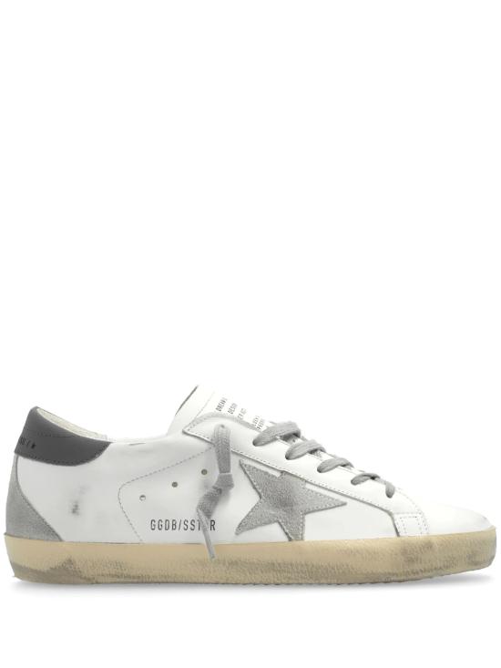 26FW 골든구스 스웨이드 스타 슈퍼스타 클래식 스니커즈 GWF00102F006113 11915 Bianco