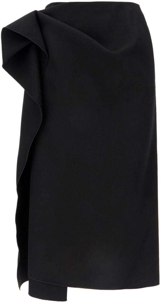 26FW 랑방 미디 스커트 RWST00044885A2610 BLACK
