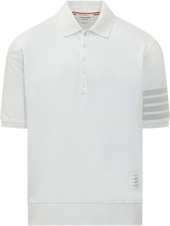 26SS 톰브라운 폴로 티셔츠 50544207888670 WHITE
