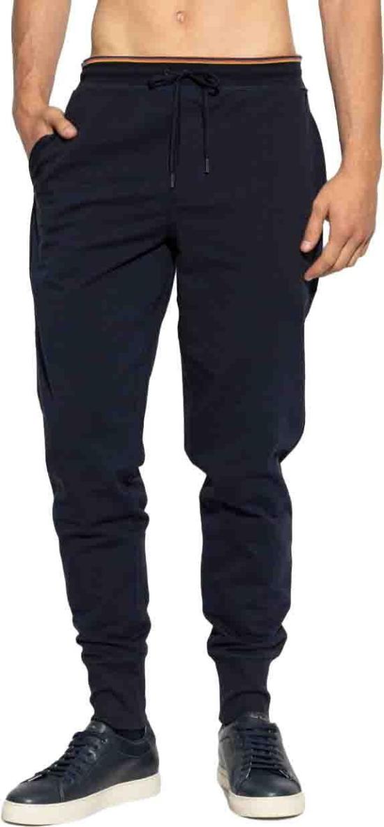 26FW 폴 스미스 아티스트 스트라이프 코튼 라운지 팬츠 M1A373MW12548 NAVY - PAUL SMITH