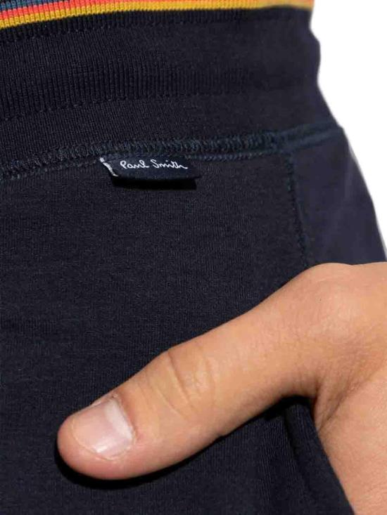 26FW 폴 스미스 아티스트 스트라이프 코튼 라운지 팬츠 M1A373MW12548 NAVY - PAUL SMITH