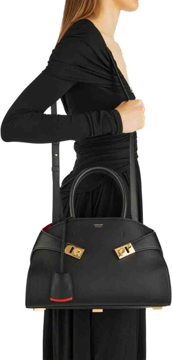 26FW 살바토레 페라가모 토트백 215608767814008 BLACK - SALVATORE FERRAGAMO