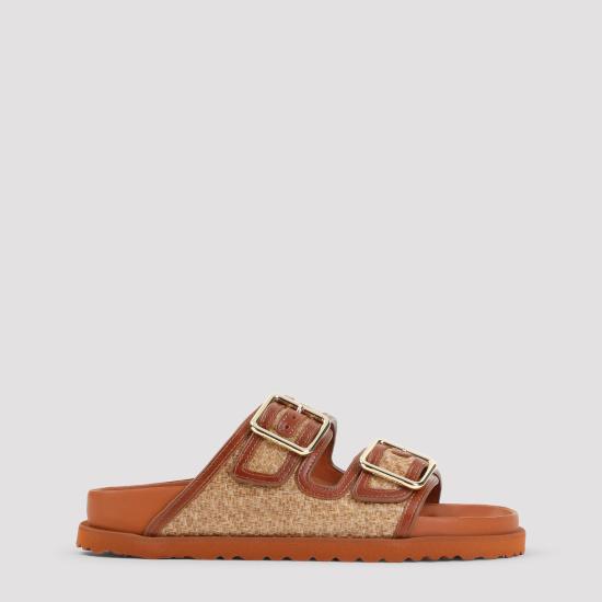 26FW 버켄스탁 샌들 1032507 GINGER BROWN RAFFIA