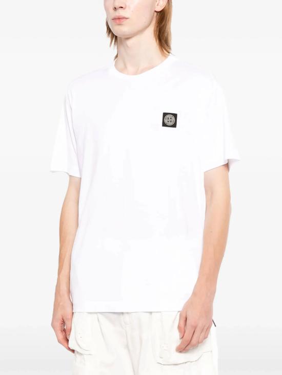 26FW 스톤 아일랜드 탑 L2S152100027 S0013 V0001 WHITE - STONE ISLAND
