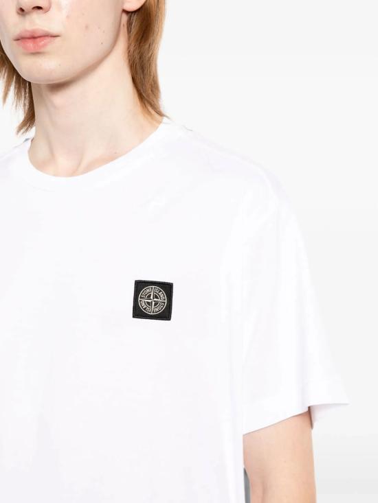 26FW 스톤 아일랜드 탑 L2S152100027 S0013 V0001 WHITE - STONE ISLAND