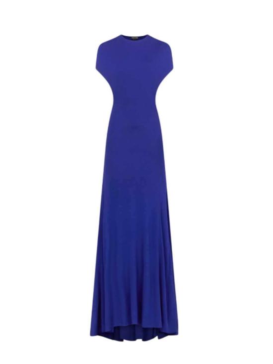 26SS 톰포드 롱 원피스 ABJ895FAX162 CLEMATIS BLUE UCU