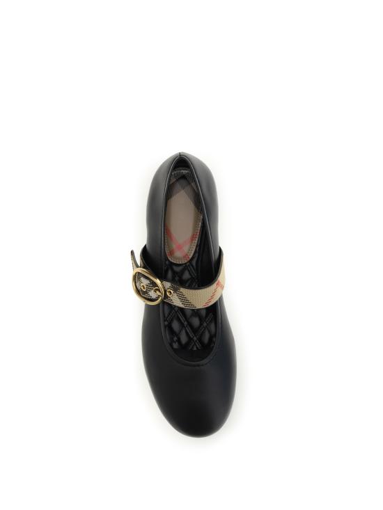 26FW 버버리 플랫 슈즈 8130096 A1189 BLACK - BURBERRY