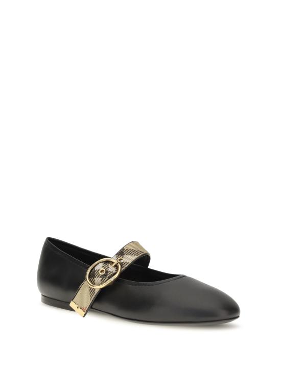 26FW 버버리 플랫 슈즈 8130096 A1189 BLACK - BURBERRY
