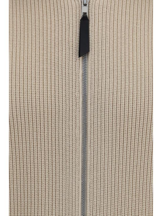 26FW 마르지엘라 니트 집업 가디건 SI1HA0013S17781 105F BEIGE - MAISON MARGIELA