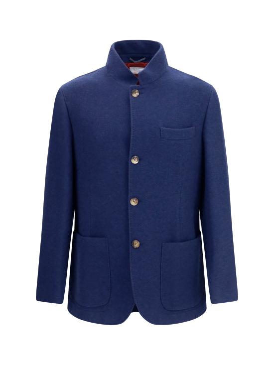 26FW 브루넬로 쿠치넬리 자켓 MT4016265 CLL28 BLUE