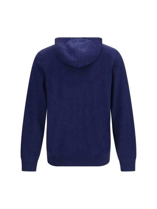26FW 브루넬로 쿠치넬리 후드 티셔츠 M2223246G CJK18 BLUE - BRUNELLO CUCINELLI