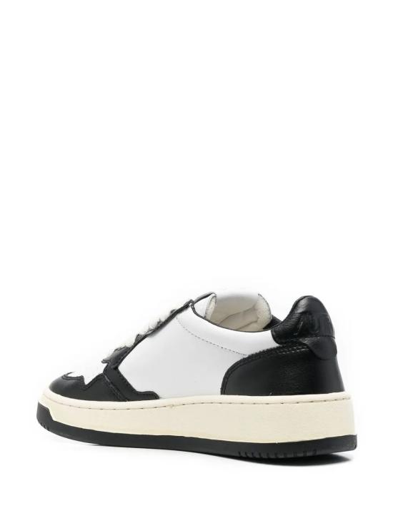 26FW 오트리 메달리스트 로우 스니커즈 AULM WB01 White black - AUTRY
