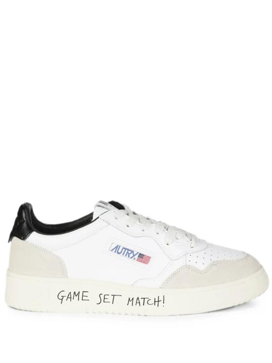 26FW 오트리 메달리스트 로우 스니커즈 AULM MA04 White black