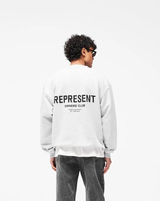  리프레젠트 긴팔 티셔츠 OCM41115 158 Ash grey - REPRESENT