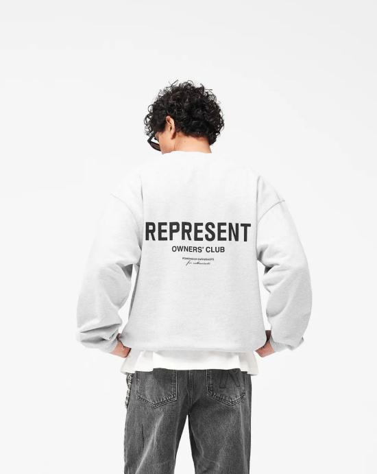  리프레젠트 긴팔 티셔츠 OCM41115 158 Ash grey - REPRESENT