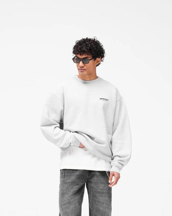  리프레젠트 긴팔 티셔츠 OCM41115 158 Ash grey - REPRESENT