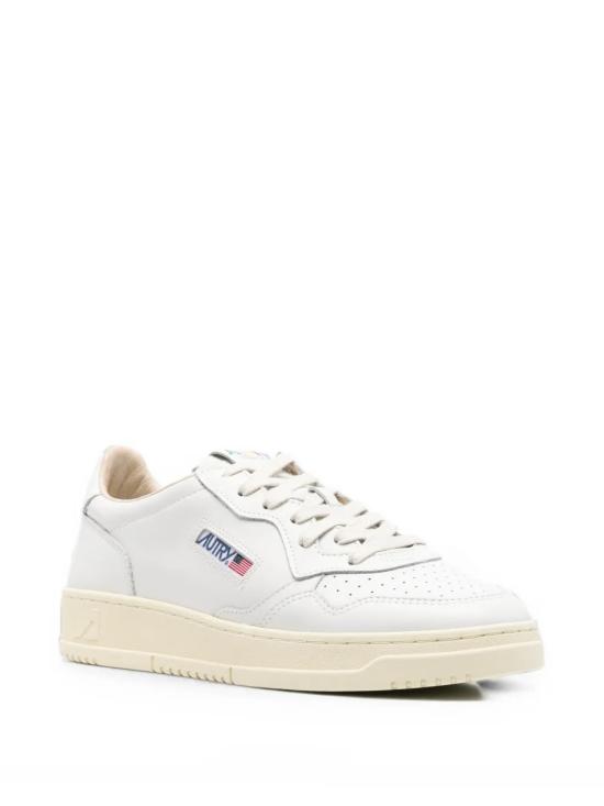 26FW 오트리 메달리스트 로우 스니커즈 AULM BG01 White - AUTRY