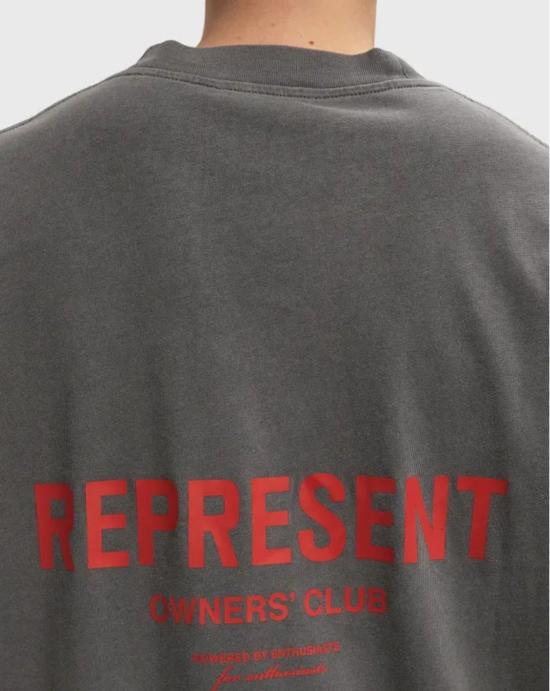 리프레젠트 반팔 티셔츠 OCM41114 02 Washed black - REPRESENT