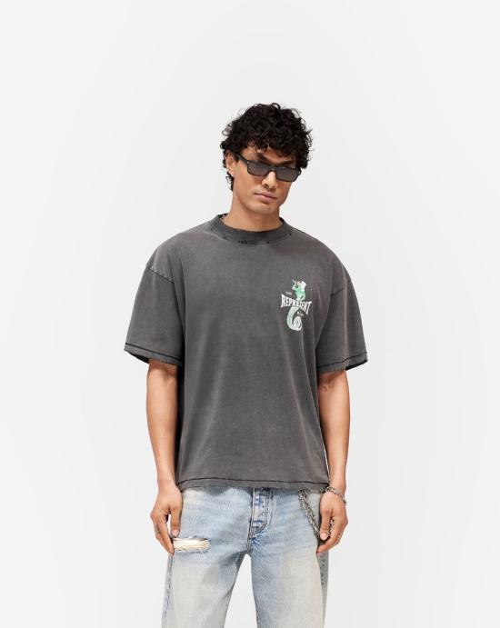  리프레젠트 반팔 티셔츠 MLM100598 47 Vintage grey - REPRESENT