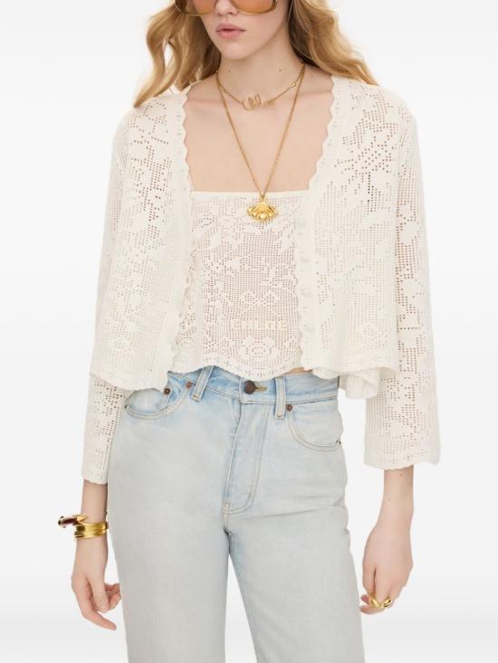 26FW 끌로에 가디건 CH26AMC10 850101 WHITE - CHLOE
