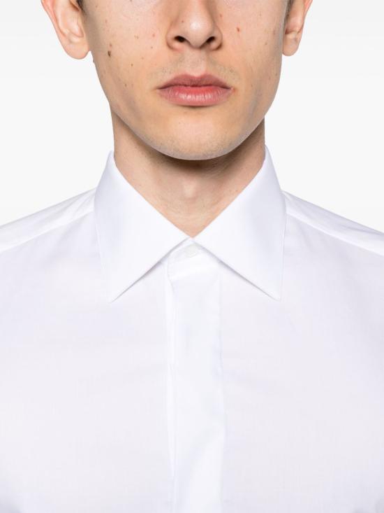 26FW 브리오니 긴팔 셔츠 RCX00L OA04Q9000 WHITE - BRIONI