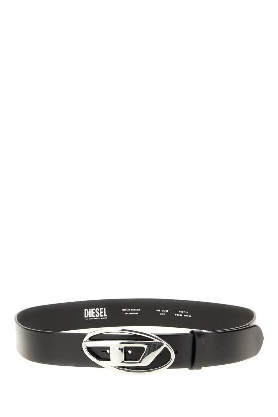 26FW 디젤 B-1DR W 레더 벨트 D 버클 X08727PR666 H6528 BLACK