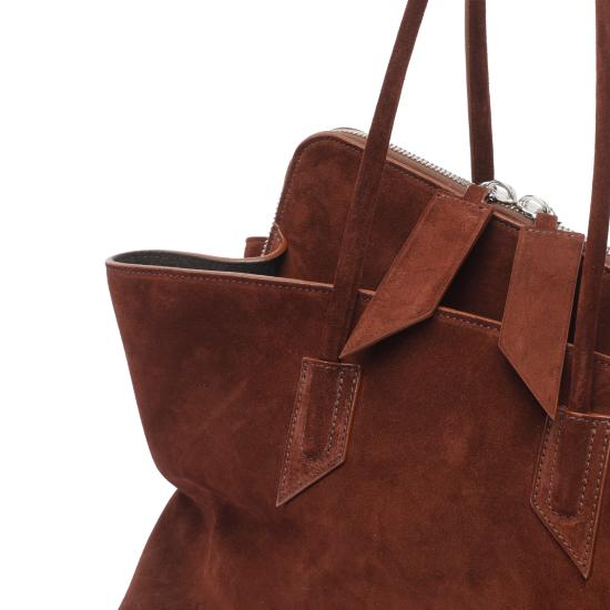 26FW 디 아티코 라 파세지아타 미디엄 탑 핸들 백 250WAH00054 LBT007AA850 BROWN - THE ATTICO